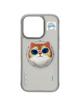 NIMMY futerał GLASSES COOL CAT kompatybilny z MagSafe do IPHONE 16 Pro Max szary