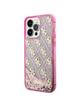 GUESS futerał do IPHONE 14 Pro GUHCP14LLC4PSGP (Liquid Glitter 4G Translucent) różowy