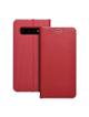 Kabura LUNA Book Carbon do SAMSUNG S10 czerwony