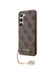 GUESS futerał do SAMSUNG S24 Plus GUHCS24MGF4GBR (4G Charm) brązowy