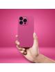 Futerał SILICONE 2mm do IPHONE 15 Pro kompatybilny z MagSafe róż