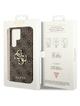 GUESS futerał do SAMSUNG S24 Ultra GUHCS24L4GMGBR (Leather 4G Metal Logo) brązowy