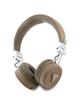 GUESS słuchawki bezprzewodowe bluetooth nagłowne ENC GUBH70PGTSPSW (Grained Classic Round Shape) brązowe