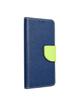 Kabura FANCY Book do SAMSUNG S23 FE granatowo limonkowy
