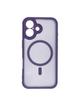 Futerał FULL MATTE MAG COVER kompatybilny z MagSafe do IPHONE 16 fioletowy