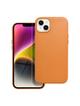 Futerał LEATHER MAG COVER kompatybilny z MagSafe do IPHONE 14 Plus pomarańczowy