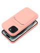 Futerał CARD CASE do IPHONE 15 różowy