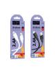 Kabel USB A do Lightning Hoco 2,4A silikonowy 1 m X124 czarny