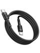 Kabel USB C do USB C Hoco PD 3A 60W 1 m X83 czarny