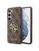 GUESS futerał do SAMSUNG S24 GUHCS24S4GMGBR (Leather 4G Metal Logo) brązowy
