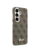 GUESS futerał do SAMSUNG S26 GUHMS26S5P4FWMSW (4G Script MagSafe) brązowy