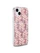GUESS futerał do IPHONE 15 kompatybilny z MagSafe GUHMP15SHGCUSTGP (IML GCUBE) różowy