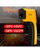 Pirometr termometr laserowy bezdotykowy na podczerwień RC-K-1397  żółto czarny