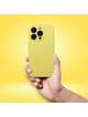 Futerał SILICONE 2mm do IPHONE 17 kompatybilny z MagSafe żółty