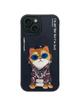 NIMMY futerał GLASSES COOL CAT do IPHONE 15 czarny