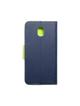 Kabura do SAMSUNG J5 2017 Fancy Book granatowo limonkowy