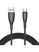 Kabel USB A do Typ C VEGER 2,4A V104 1,2 m czarny