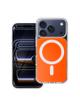 Futerał do iPhone 15 Clear Fusion Mag Cover zgodny z MagSafe hermes orange