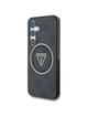 GUESS futerał do SAMSUNG S25 GUHMS25SHG4PRTGK (Magnetic IML Metal Glitter 4G Circle Triangle) czarny