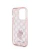 KARL LAGERFELD futerał do IPHONE 15 Pro Max KLHCP15XHNCMKLP (Monogram) różowy