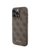GUESS futerał do IPHONE 15 Pro Max GUHCP15XG4GFBR (4G Metal Logo) brązowy