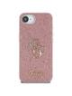 GUESS futerał do IPHONE 16e (SE 4 2025) GUHCPSE4HG4SGP (Fixed Glitter Big 4G) różowy