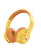 Słuchawki bezprzewodowe nauszne Hoco dla dzieci W60 żółte