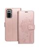 Kabura MEZZO Book do XIAOMI Redmi Note 10 Pro drzewo złoty róż