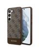 GUESS futerał do SAMSUNG S24 Plus GUHCS24MG4GLBR (4G Bottom Stripe) brązowy