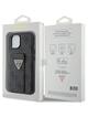 GUESS futerał do IPHONE 13 / 14 / 15 GUHCP15SPGS4TDK (Grip Stand 4G Triangle Strass) czarny