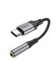 Adapter AUX USB C do Jack 3,5 mm Hoco 0,12 m LS36 czarny