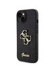 GUESS futerał do IPHONE 15 GUHCP15SHG4SGK (Fixed Glitter Big 4G) czarny