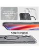 SPIGEN futerał ULTRA HYBRID MAG kompatybilny z MagSafe do IPHONE 16 carbon fiber