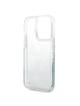 GUESS futerał do IPHONE 14 Pro GUHCP14LLFLSN (Liqide Glitter Flower) zielony