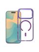 Futerał FRAME CLEAR HYBRID MAG COVER kompatybilny z MagSafe do IPHONE 17 Air fioletowy
