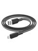 Kabel USB A do Micro USB Hoco 2,4A 1 m X69 czarno biały