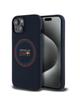 RED BULL futerał do IPHONE 15 kompatybilny z MagSafe RBHMP15S24SIILVR (Silicone red Ring) navy