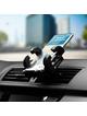 Uchwyt na telefon do samochodu uniwersalny Forcell F-Grip Regular do kratki czarny