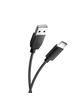 Kabel USB A do USB C Blue Star Lite 3A 1,2 m czarny
