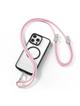 DUX DUCIS Plaz - smycz do telefonu jasno różowa