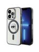 KARL LAGERFELD futerał do IPHONE 15 Pro KLHMP15LHKHNOTK (Karl Head + MAG) transparentny