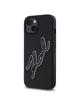 KARL LAGERFELD futerał do IPHONE 15 KLHCP15S3DRKSDLK (3D Rubber Signature) black