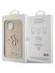 GUESS futerał do IPHONE 15 GUHCP15SHG4SGD (Fixed Glitter Big 4G) złoty