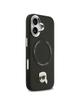 KARL LAGERFELD futerał do IPHONE 17 kompatybilny z MagSafe KLHMP17SPSMLRKLK (PU Karl Pin) czarny