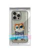 NIMMY futerał GLASSES COOL CAT do IPHONE 15 Pro Max szary