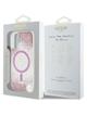 GUESS futerał do IPHONE 16 kompatybilny z MagSafe GUHMP16SRGRGEP (Resin Bottom Glitter) różowy