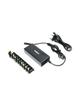 REBEL uniwersalny zasilacz sieciowy 90W 18-20V automatyczny 11 końcówek czarny