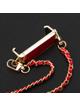 Łańcuch / Smycz z uchwytem GLAMOUR wszystkie modele max 80mm szer. CZERWONY