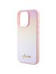 GUESS futerał do IPHONE 14 Pro GUHCP14LPSAIRSP (Saffiano Iridescent Script) pink