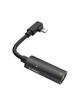 Adapter AUX 2w1 USB C do Jack 3,5 mm / USB C Hoco LS19 czarny